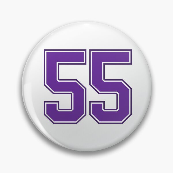 Item preview, Purple Number 55 lucky sports jersey fifty five designed and sold by HeavyStyle.