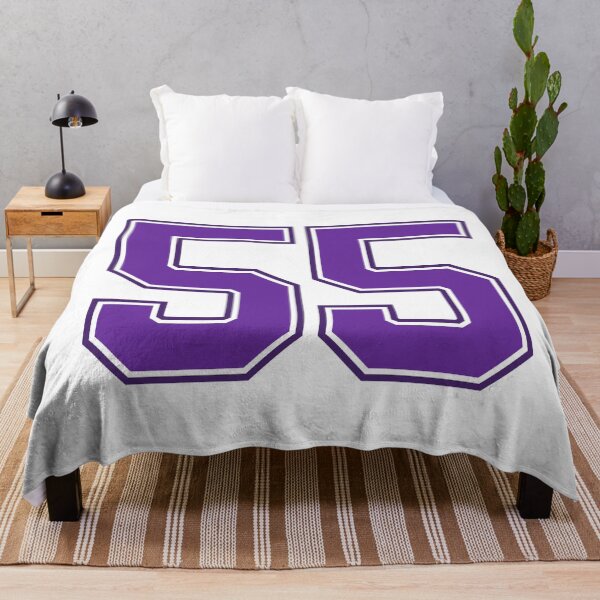 Item preview, Purple Number 55 lucky sports jersey fifty five designed and sold by HeavyStyle.