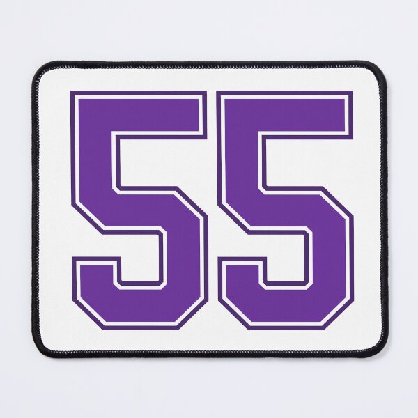 Item preview, Purple Number 55 lucky sports jersey fifty five designed and sold by HeavyStyle.