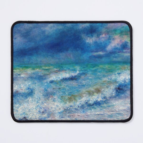 Item preview,  Seascape Vintage Ocean Waves Renoir designed and sold by EcoArtLab.