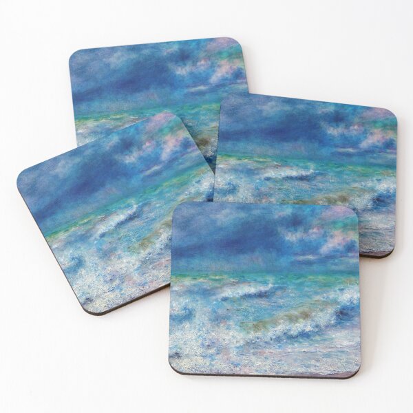 Item preview,  Seascape Vintage Ocean Waves Renoir designed and sold by EcoArtLab.