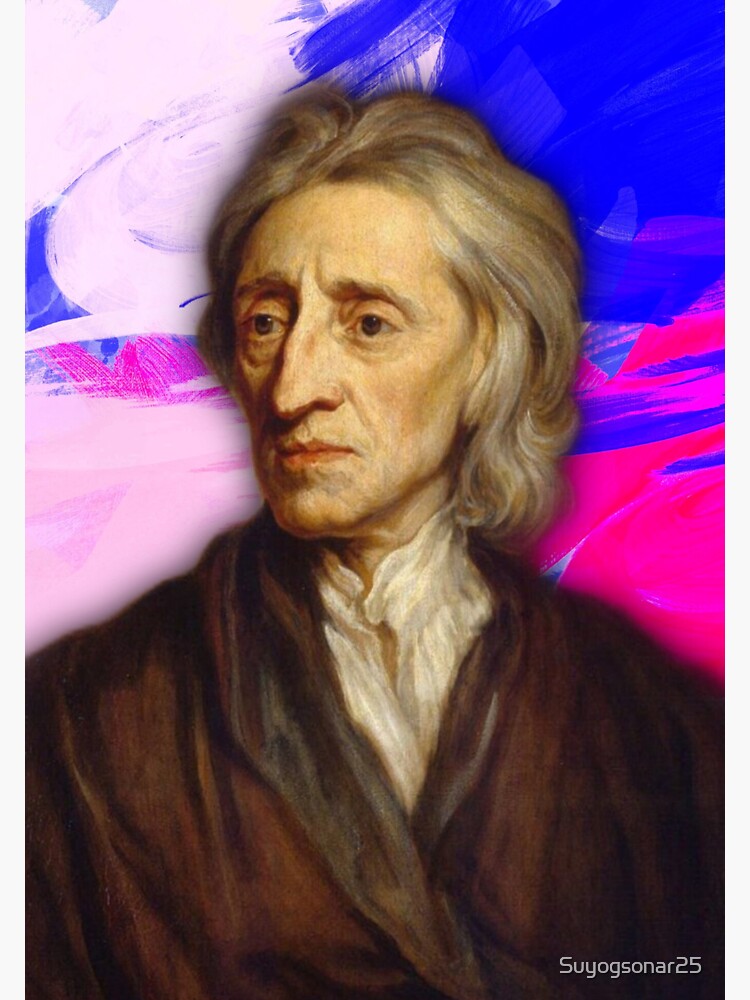 "John Locke Artwork John Locke Portrait John Locke Wall Art " Sticker for Sale by