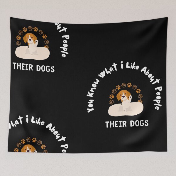 Item preview, You Know What I Like About People Their Dogs Funny Dog Lover Essential T-Shirt: Dogs Lover, Funny Dog lover Shirts, Dog Lover Shirts, Pet Owner Shirts, Puppy Paw Shirts, Dog Shirts designed and sold by StoreSB.
