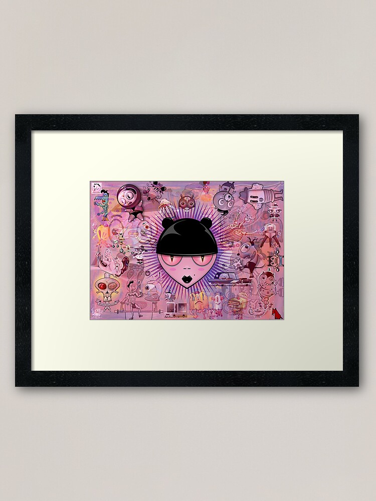 Alternate view of Vamp Framed Art Print