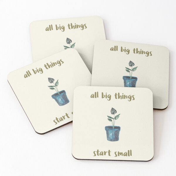 Item preview, All Big Things Start Small. Plant Grower Wisdom designed and sold by Rebel-Design.
