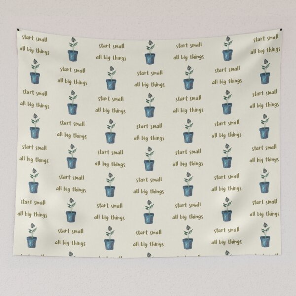 Item preview, All Big Things Start Small. Plant Grower Wisdom designed and sold by Rebel-Design.