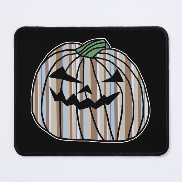Item preview, Light Stone Stripes Halloween Horror Pumpkin  designed and sold by ellenhenry.