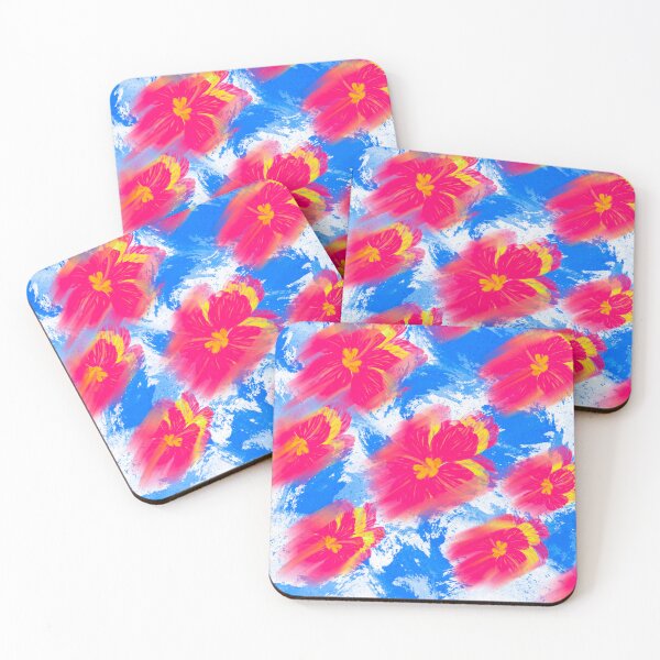 Item preview, Floating Hibiscus flower pattern designed and sold by LinaVP.
