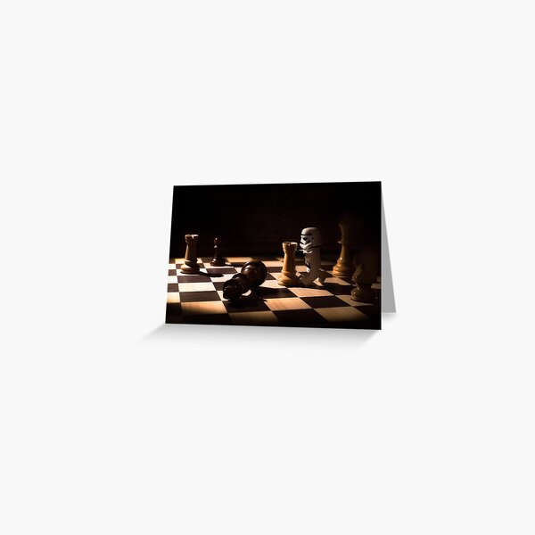 Lego Chess Greeting Card