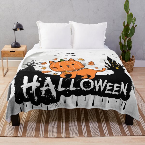 Item preview, halloween pumpkin cat designed and sold by Soofingscapes.