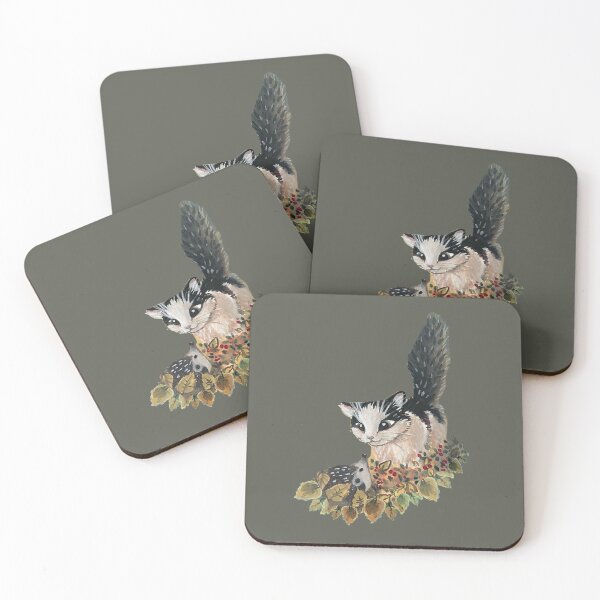 Item preview, The Cat And The Hedgehog On Autumn Leaves designed and sold by mauricucumber.