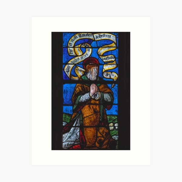 Item preview, Blood streams down face of stoned St Stephen designed and sold by TerenceKerr.