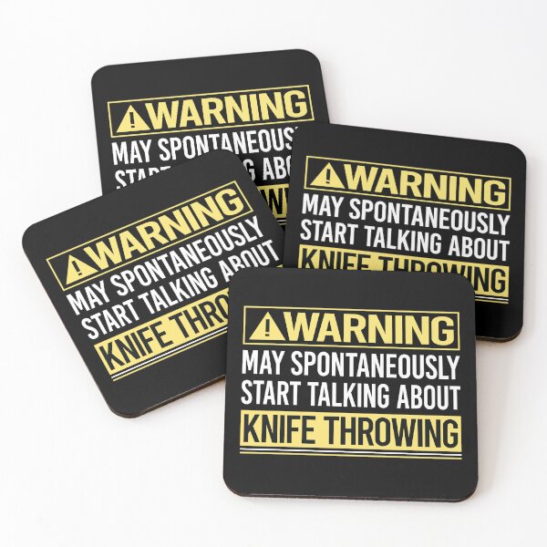 Item preview, Warning About Knife Throwing designed and sold by WrightTrouble.