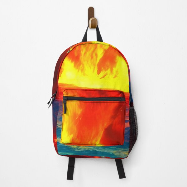 Item preview, Ocean Fire Impressionism, Ai Generated Art designed and sold by ACC .