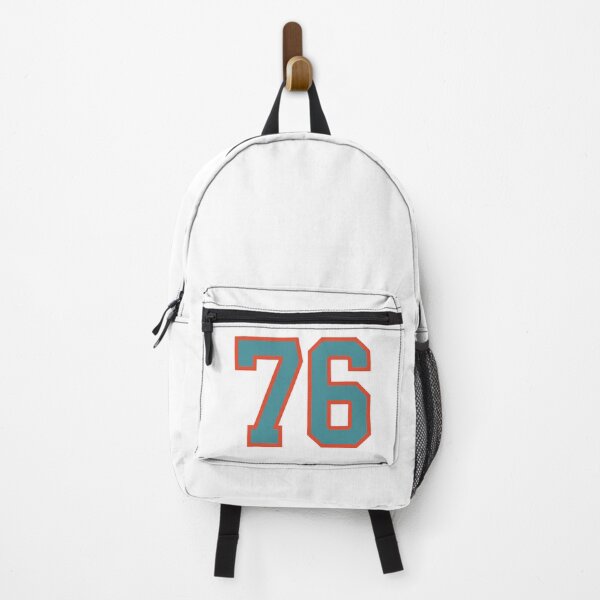 Item preview, 76 number, aqua orange lucky sports seventy six designed and sold by ArtIsParty.