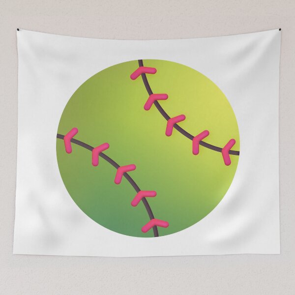 Item preview, Softball Emoji - Large designed and sold by abroadDesigns.