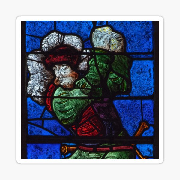 Item preview, Executioner with rock for stoning in Renaissance glass designed and sold by TerenceKerr.