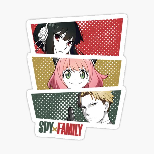 "Anime Spy X Family" Sticker for Sale by rislenmiku Redbubble