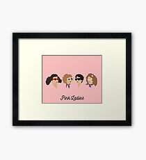 Pink Ladies Framed Print