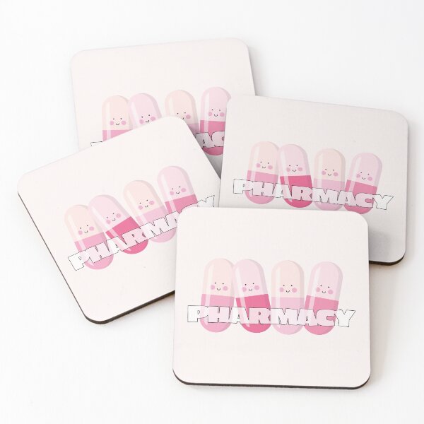 Item preview, Pharmacy 4 pink cute happy capsule pills designed and sold by Eenig.