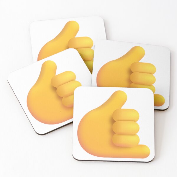 Item preview, Call me hand sign emoji - big designed and sold by abroadDesigns.