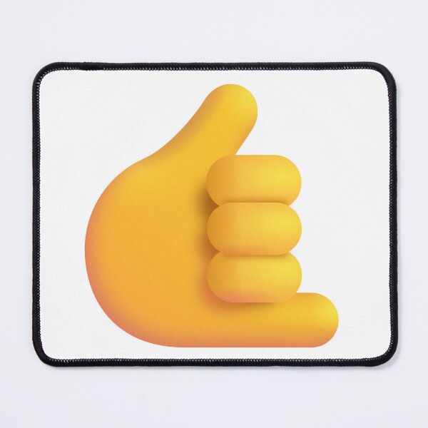Item preview, Call me hand sign emoji - big designed and sold by abroadDesigns.