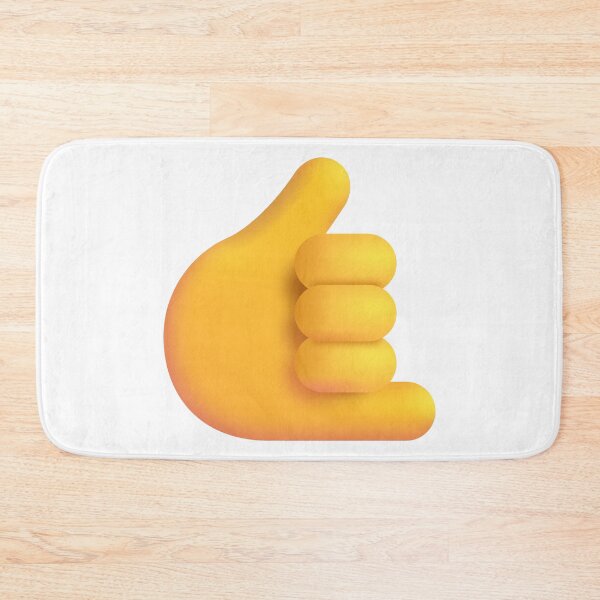 Item preview, Call me hand sign emoji - big designed and sold by abroadDesigns.