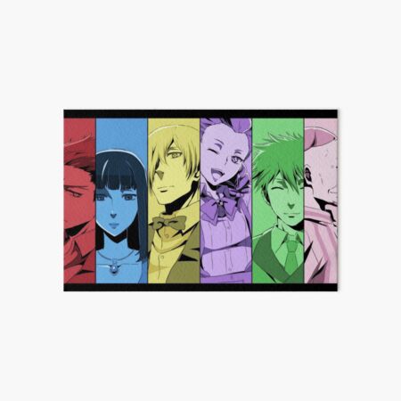 Death Parade Decim & Chiyuki  Art Board Print for Sale by marie670