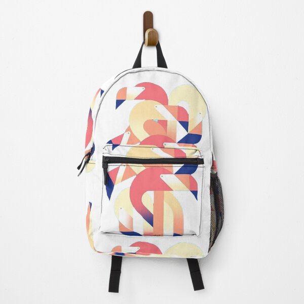 Item preview, Geometrical flamingoes | gift for bird lovers | flamingo design designed and sold by Arteartz.