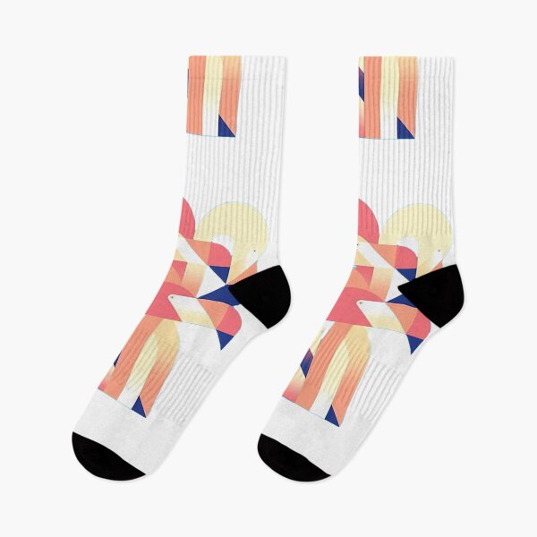 Item preview, Geometrical flamingoes | gift for bird lovers | flamingo design designed and sold by Arteartz.