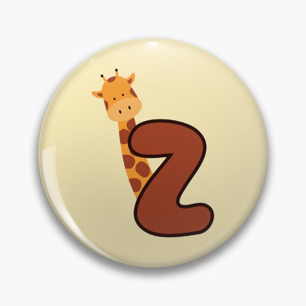 Item preview, Giraffe Monogram Letter Z designed and sold by Coffee Lifestyle.