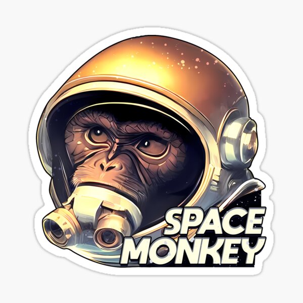 Space Monkey Sticker