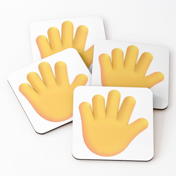 Item preview, Hand with fingers spread emoji - big designed and sold by abroadDesigns.