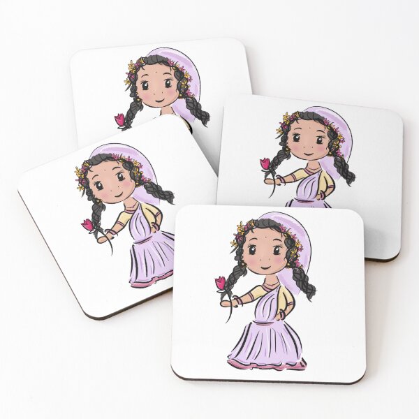 Item preview, Young Radha Rani Cartoon designed and sold by devakidesigns.