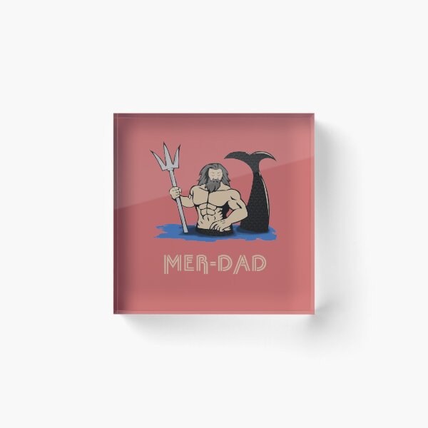 Item preview, Merdad Shirt – Funny Dad Father of a Mermaid Tee designed and sold by shalexdesigns.