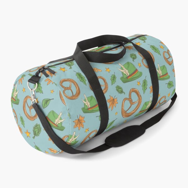 Item preview, Oktoberfest Pretzel and Tirolerhut Pattern (beige) designed and sold by Geo De la Cruz.