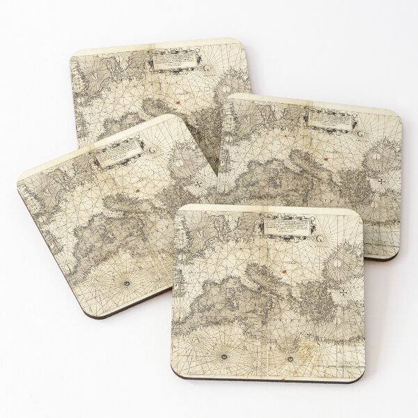 Item preview, Vintage antique map of Europe designed and sold by Vintage Designs +.