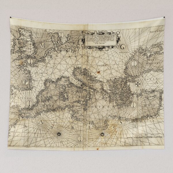 Item preview, Vintage antique map of Europe designed and sold by Vintage Designs +.