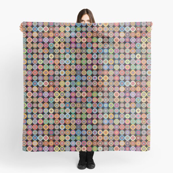 Retro Circles Scarf
