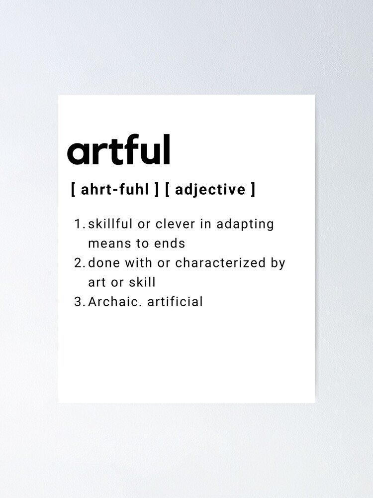 aesthetic-word-artful-definition-poster-for-sale-by-neo-astre-redbubble