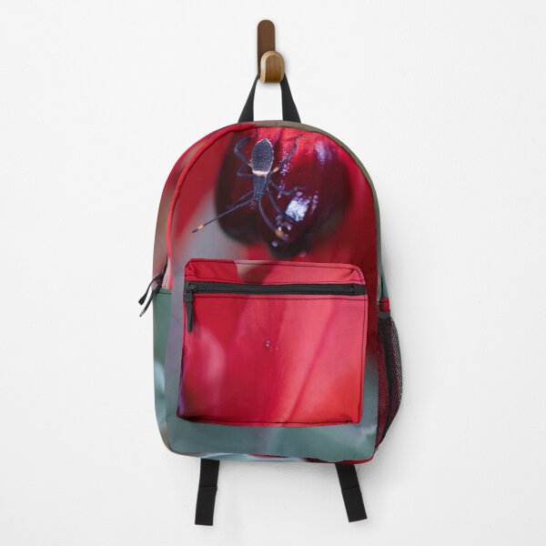 Item preview, Little bug exploring the Sturt Desert Pea designed and sold by imaginethis.