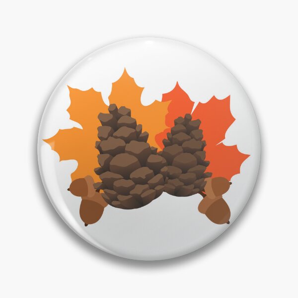 Artikelvorschau, Fall Pine Cones and Acorns entworfen und verkauft von Arianna Khalil.