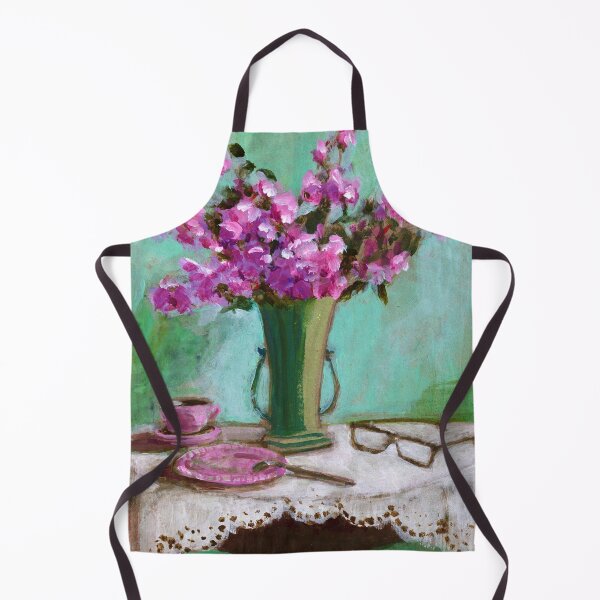 Item preview, Spray Roses in Green Armed Vase designed and sold by AMOpainting.