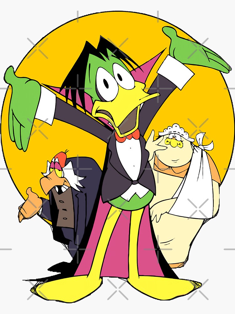 "Retro Count Duckula Awesome For Movie Fan" Sticker for Sale by