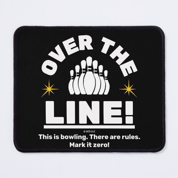 Item preview, Over the Line! Mark it Zero! The Big Lebowski designed and sold by MovieVigilante.
