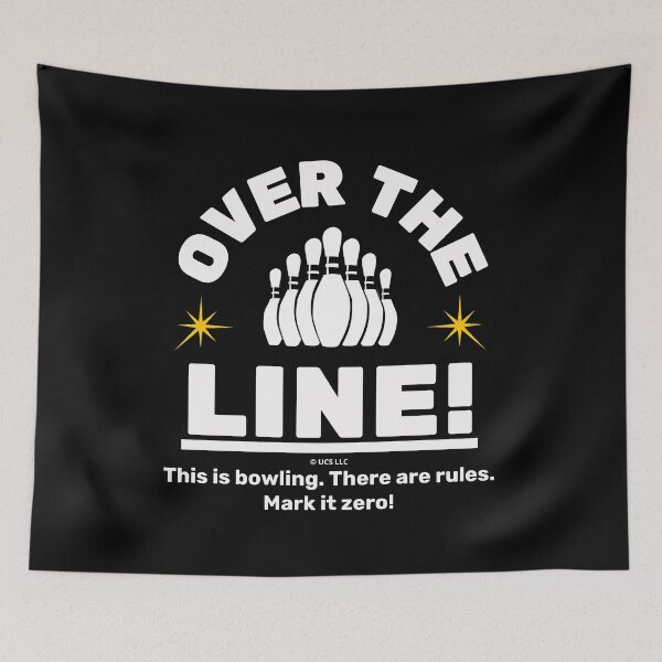 Item preview, Over the Line! Mark it Zero! The Big Lebowski designed and sold by MovieVigilante.