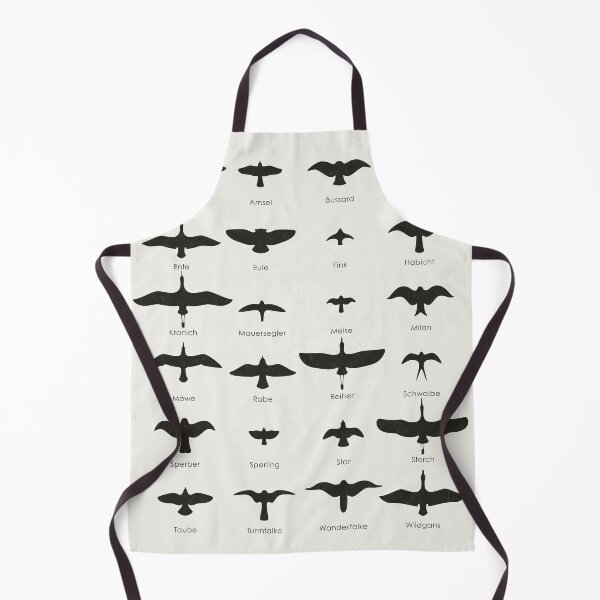 Item preview, Native birds in flight / bird silhouettes (German) designed and sold by Iris Luckhaus.