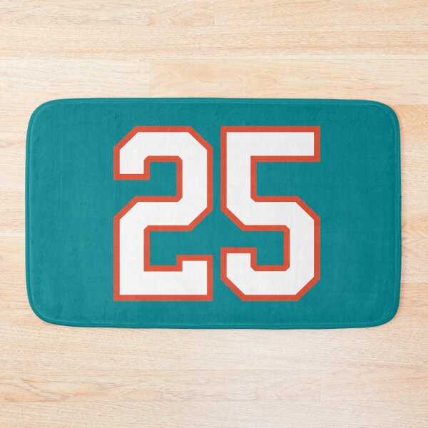 Item preview, Sports Number 25, white orange color lucky sport twenty five designed and sold by ArtIsParty.