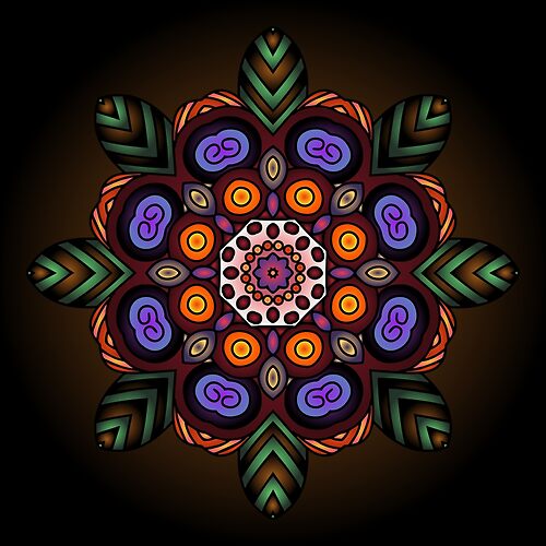 Floral Mandalas 261 (Style:14)