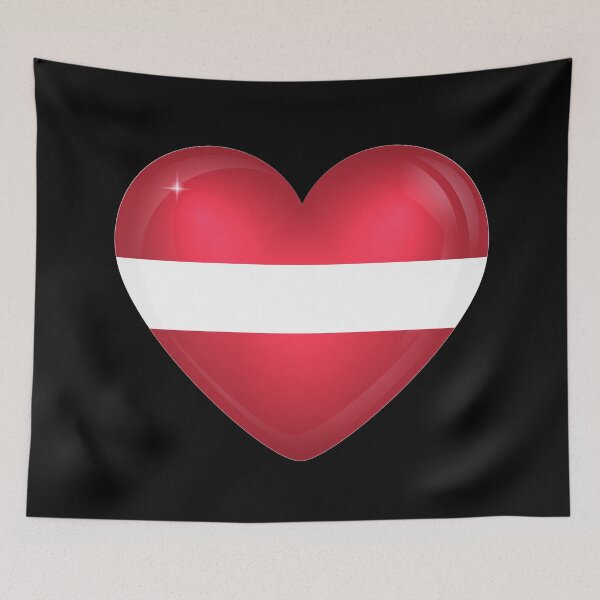 Item preview, My heart is in Latvia, Love Latvia. designed and sold by ArtIsParty.